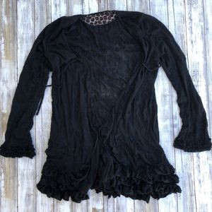 Eileen Fisher black cardigan